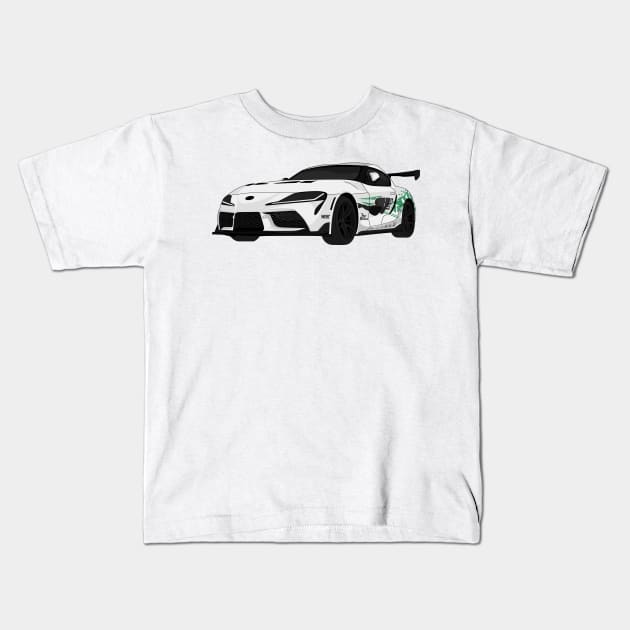 SUPRA WHITE Kids T-Shirt by VENZ0LIC